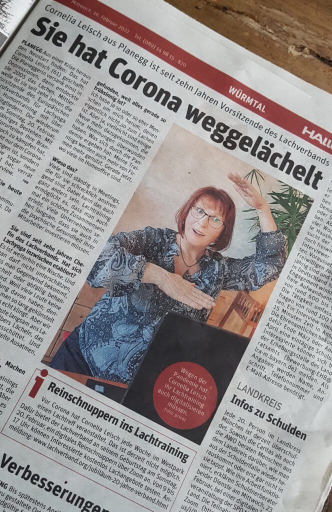 Cornelia Leisch in der Zeitung